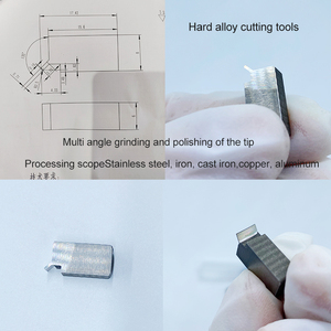 Yg8 tungsten carbide hợp kim cứng tùy chỉnh OEM phi tiêu chuẩn công cụ lột máy dao/máy cắt khuôn khía quay - Product Image 5