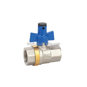 Vanne à bille de compteur verrouillable en laiton 3/4 pouces DN20 KTC Sabre débitmètre d'eau clé de verrouillage actionner 25 <span class=keywords><strong>bar</strong></span> Type vanne à bille femelle - Product Image 4