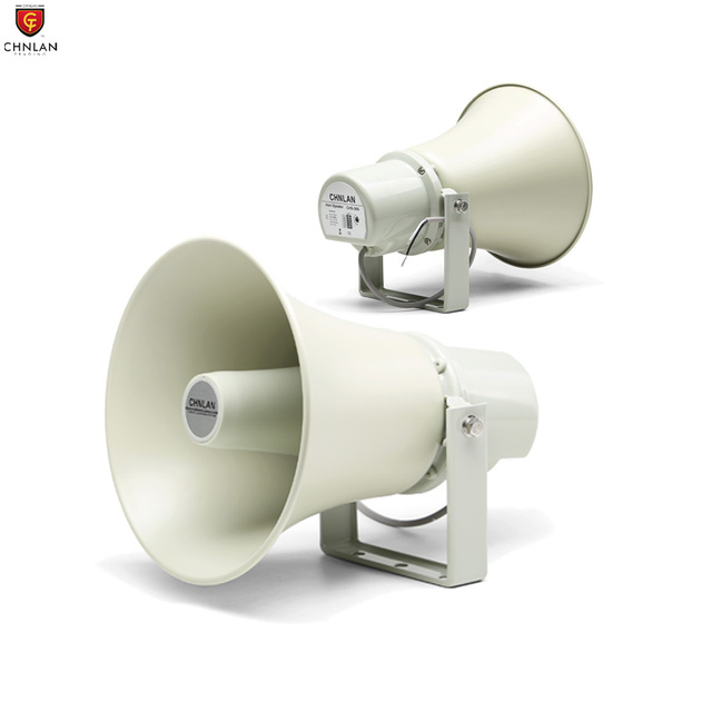 Chnlan with 100V Transformer Aluminum Outdoor Horn Speaker Can Adjust Power