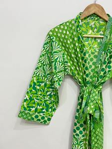 กิโมโนตัวยาวผ้าฝ้ายฟรีไซส์และใส่สบายเหมาะสำหรับทุกไซส์50นิ้วผู้จำหน่ายโดยประมาณจากอินเดีย - Product Image 3