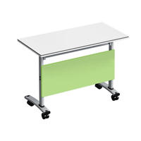 Table d'étude pliante moderne et portable - Matériel en bois, design modulaire réglable, écologique, avec tiroir de rangement pour une utilisation facile