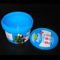 Ruly Supply Logo personnalisé IML vente en gros de tasses emballage de crème glacée seau en plastique conteneurs avec couvercle