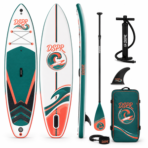 Planche de <span class=keywords><strong>paddle</strong></span> <span class=keywords><strong>gonflable</strong></span> à traction améliorée, zone antidérapante pour les <span class=keywords><strong>pieds</strong></span>, stable pour la pratique quotidienne du <span class=keywords><strong>paddle</strong></span> en eau en plein air - Product Image 4