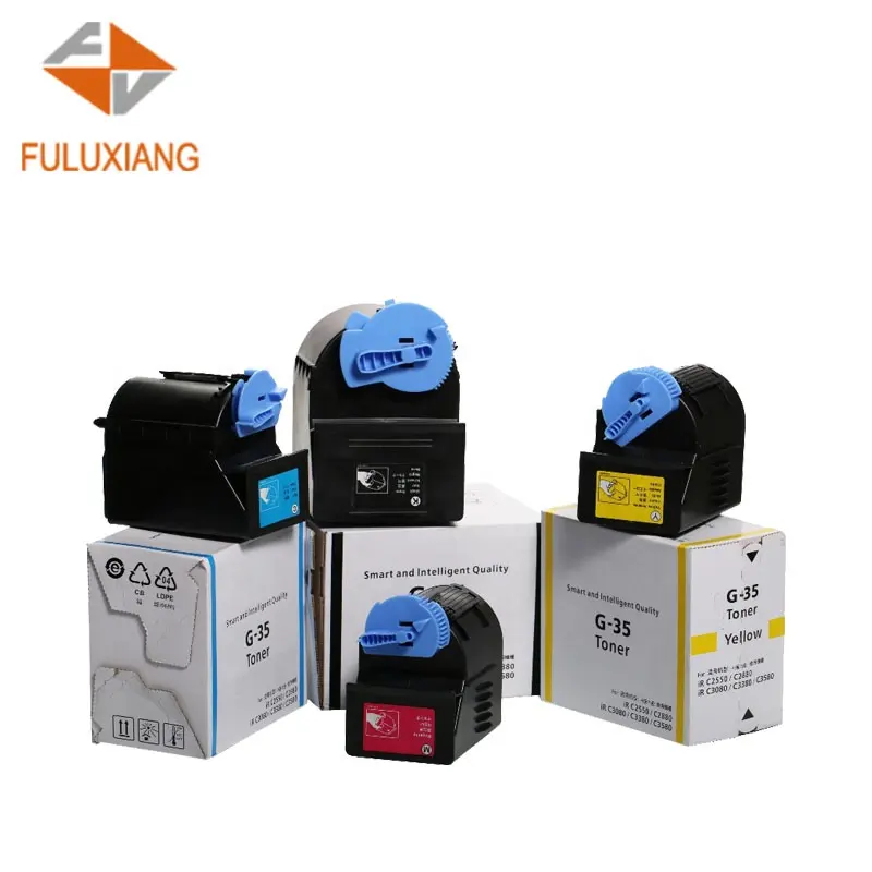 FULUXIANG Compatible NPG35/GPR23/CEXV-21 Copier Toner Cartridge untuk Canon IR C2550/C2880/IR C3080/C3380/C3580