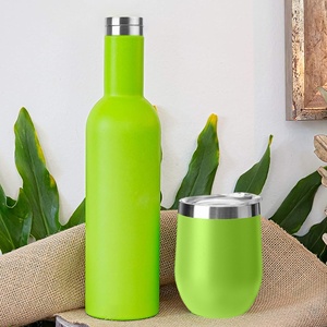Set de Regalo Promocional Ecológico con Termo de 500 ml y Tres Tazas en Caja de Cartón Negra con Logotipo Personalizado GS005, Termo Urbano en Existencia - Product Image 6