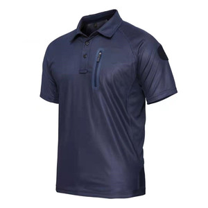 T-shirt tattico con Logo mimetico Tactical Dry rapida in maglia di poliestere <span class=keywords><strong>dolcevita</strong></span> traspirante antirughe <span class=keywords><strong>maniche</strong></span> <span class=keywords><strong>corte</strong></span> all'aperto - Product Image 4