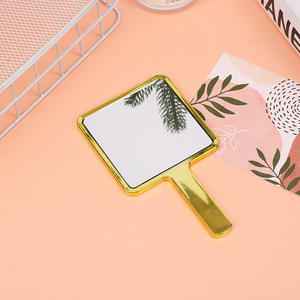 กระจกแต่งหน้าแบบพกพาสำหรับผู้หญิง รูปทรงสี่เหลี่ยม ชุบเคลือบอย่างดี ใช้สำหรับแต่งหน้า ต่อขนตา และอุปกรณ์ต่อขนตา - Product Image 4