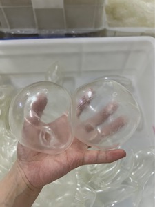 Bola Transparente Redonda de TPR para Aliviar el Estrés, Bola Vací<span class=keywords><strong>a</strong></span> para Manualidades, Contenedor de Juguetes para Descomprimir, Bola de Agua para Aliviar el Estrés - Product Image 5