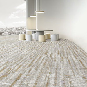 Dalles de moquette commerciales pour cinéma, salle de cinéma, hôtel, ignifuges, résistantes aux taches, avec support - Product Image 2