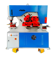 Machine à découper et à poinçonner hydraulique CNC 360-900kN, équipement multifonctionnel avec moteur 4kW pour le traitement de la tôle