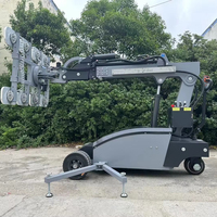 Vitrage Robot Sans Fil Mobile Hydraulique Télescopique Aspirateur Ventouses Lifters pour Verre Pierre Bois Panneaux de Béton