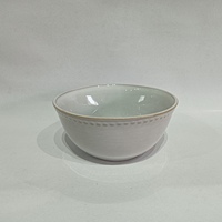 Service de table de luxe en porcelaine fine, sans plomb, avec glaçure et motif de points de perles en relief