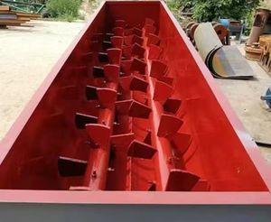 カスタムSJシリーズ二軸ミキサー工業機器、鉱業向けセメント砂建材混合機 - Product Image 5