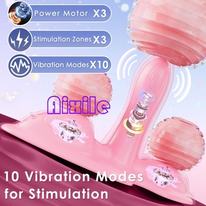 <strong>Woman</strong> Ride Vibrator Vibrating Dildo 10 Modes for G Spot Clitoris Anus Remote Control Vibrator Adult Sex Toys for <strong>Women</strong> Men - Product Image 3