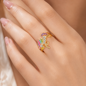 Anello con Design Unicorno, Anello di Tendenza per Donne, Accessorio Creativo da Dito, Regalo - Product Image 2