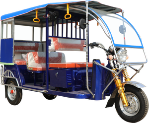 Tricycle Rickshaw pour Adultes, Carrosserie Ouverte, 60V, Vitesse 50-70km/h, Autonomie 80km - Product Image 1