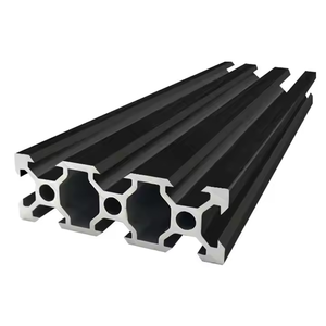 Bán Buôn Nhôm DIY Frame2020 2040 4080 2060 V-Khe Cắm/T Khe Cắm Nhôm Màu Đen Đùn Cát Phun Hồ Sơ - Product Image 4