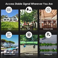 WAVLINK AX3000 WiFi 6 punto de acceso al aire libre con PoE, extensor de malla WiFi de doble banda 2,4G 5G, antenas 6x7dBi amplificador de señal WiFi