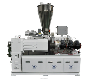 चीन की आपूर्ति लोकप्रिय HYPET ZS55/120 SJ55/120 ब्लॉक प्रकार शांकव दो स्क्रू extruder डबल पेंच बाहर निकालना मशीन - Product Image 1