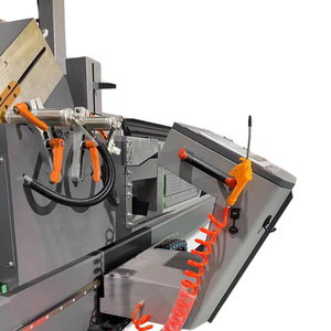 เครื่องตัดองศาอัตโนมัติ CNC แบบสองหัว สำหรับอลูมิเนียมและโปรไฟล์ UPVC สำหรับทำกรอบหน้าต่างและประตู - Product Image 4