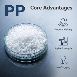 เม็ดพลาสติก PP เสริมแรงด้วยใยแก้วทางการแพทย์ FUXI TY-031703 ความเข้มข้น 10%-40% สำหรับฉีดขึ้นรูปชิ้นส่วนยานยนต์ ชิ้นส่วนระบบไอดี - Product Image 1