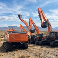 Ekskavator Besar Doosan Excavadora Pemasok Merek Terkemuka Ekskavator Crawler Ekskavator dengan Hydraulic Hammer