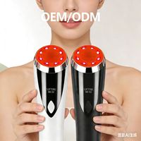 Masseur de soin de la peau rechargeable pour le visage et le corps, à usage domestique, avec technologie de chauffage et option de logo personnalisé