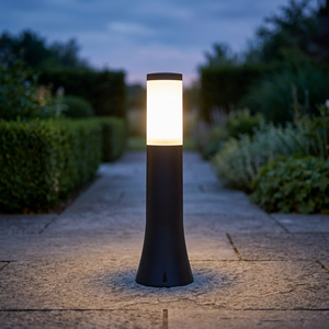Lampada da Giardino in Plastica con Attacco E27, Impermeabile IP44, 12W, Nera (F-Bright 2073516-N) - Product Image 2