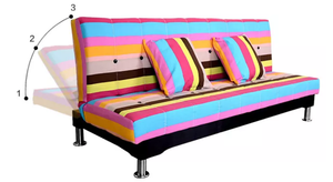 Factory Furniture Folding Sofa <strong>Bed</strong> Functional <strong>Rising</strong> and Falling Hinge Manufacturer C01 - Product Image 6
