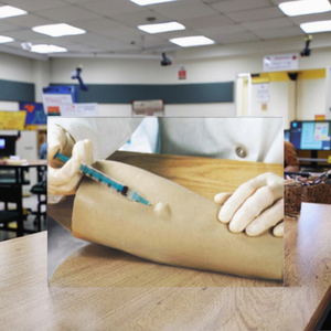 Da tiên tiến kiểm tra tiêm cánh tay đào tạo mô hình mức độ khác nhau của Màu Đỏ gò Màu đánh dấu da kiểm tra tập thể dục - Product Image 5