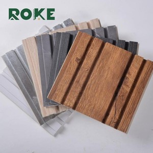 Paneles de Pared de <span class=keywords><strong>Listones</strong></span> WPC, <span class=keywords><strong>Imitación</strong></span> <span class=keywords><strong>Madera</strong></span>, Color Negro 3D, para Decoración de Interiores - Product Image 4