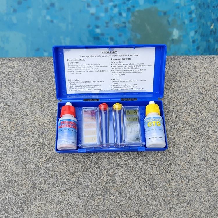 2-Way Pool Water Quality Testing Kit Standard Dual Test Kit&Ph With ...