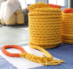 Nhà Máy Bán buôn cường độ cao 8 hoặc <span class=keywords><strong>12</strong></span> sợi bện <span class=keywords><strong>PP</strong></span> danline nổi 64mm biển Neo winching dây - Product Image 5