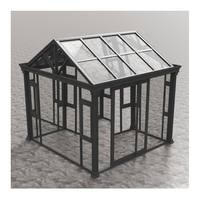 Serre de jardin d'hiver en aluminium isolée, luxueuse et personnalisée, en verre, imperméable, pour patio extérieur