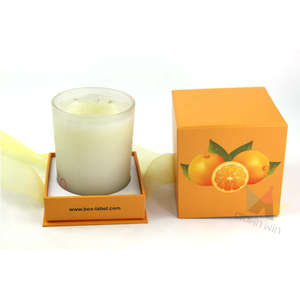 Luxury Black Empty 8Oz Candle Jars Glass With Box In Bulk With Lids