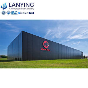 आधुनिक डिजाइन पूर्वनिर्मित कार्यशाला और कारखाना भवन स्टील धातु गोदाम अनुकूलन उपसर्ग - Product Image 6