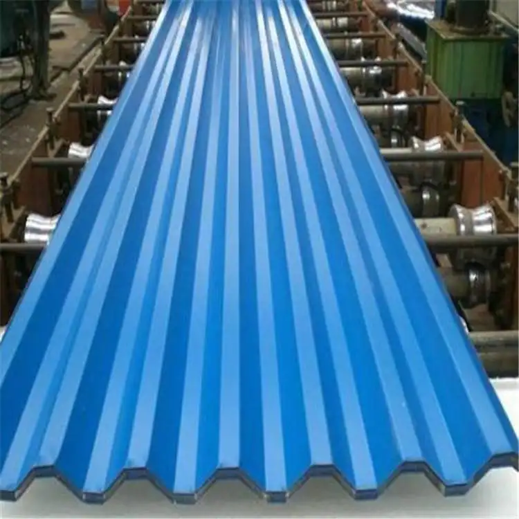 Lámina de techo de metal corrugado ppgi, color laminado en frío, 0,12-6mm, 30-275g/M2, venta al por mayor