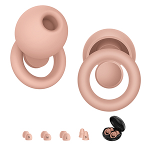 4 Size Quiet 2 Ear <b>Plugs</b> Soft Silicone Ear <b>Plugs</b> Sound Insulation Ear Protection Earplugs Anti Noise Sleeping Foam Earplugs - Product Image 2