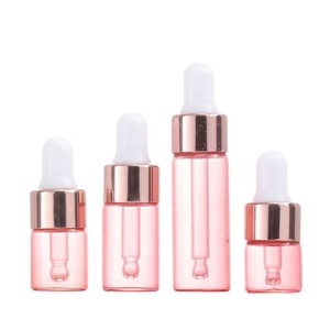 <b>Mini</b> Glass Dropper Bottle Cosmetic Packaging 1ml 2ml 3ml 5ml Essential Oil Glass Packaging Glass Bottle Essential Oil - Product Image 1