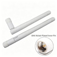 Antenne pliable haut de gamme 2.4G avec connecteur SMA, 3dBi, 11cm, omnidirectionnelle verticale, VSWR 1.5, 50 Ohm, 10W, noire, pour routeur et module Wifi