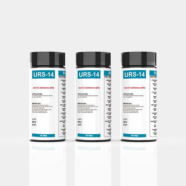 Hot Selling Manufacturer URS-14 Multi Diagnostic Reagent Test Strips for Urinalysis