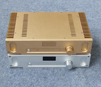 Boîtier amplificateur hi-fi personnalisé en aluminium Style Vintage, boîtier pour amplificateur de puissance Audio, DIY, new BRZHIFI HD1969