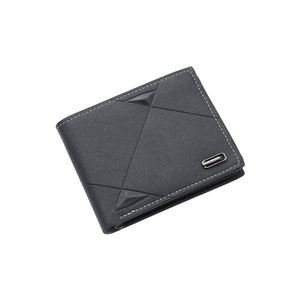 Portefeuille Homme 2026 en PVC Gaufré à Motif Géométrique, Tendance Rétro, Marque Chic, Décontracté et Professionnel, Grande Capacité, Idéal pour Usage Quotidien et Cadeau - Product Image 5