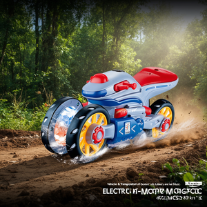 Motocicleta eléctrica todoterreno YJ388 de 60V, 80 km/h de velocidad máxima, con luz y música para niños, para jugar al aire libre. - Product Image 2