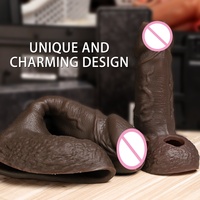 Dildo électrique en silicone avec ceinture et extension, rotation, oscillation, vibration, 100% étanche et doux pour adultes/femmes LM-D801