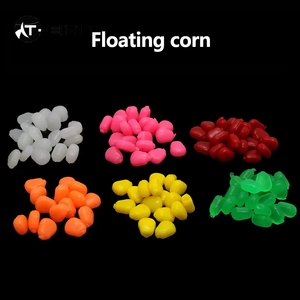 เหยื่อตกปลาข้าวโพดลอยได้20ชิ้น/ถุง6สี1ซม. 0.3ก. เหยื่อล่อปลาคาร์พแบบนิ่มผลิตจาก PVC เหยื่อปลอมแบบนิ่ม