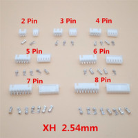 Haute qualité XH2.54mm 2/3/4/5/6/7/8/9/10/12pin JST connecteur prise mâle femelle sertissages pour pièces Rc