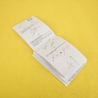Impression de boîte produit personnalisé accepter le manuel d'instruction d'impression médicale de petite commande pour l'utilisation