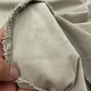 Tela de Gamuza de Punto 100% Poliéster con <span class=keywords><strong>Mica</strong></span> Reciclada, Aspecto de Cuero Suave, Estampado de Terciopelo, para Tapicería de Sofás, Resistente al Desgarro, Peso Medio, Teñido Anudado - Product Image 4