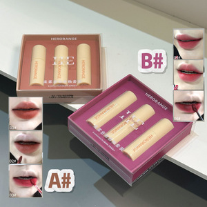 <strong>Herorange</strong> Long-Lasting Matte Liquid Lipstick Mineral <strong>Lip</strong> <strong>Glaze</strong> Lipstick with Moisturizing Waterproof 3 Pieces Set - Product Image 4